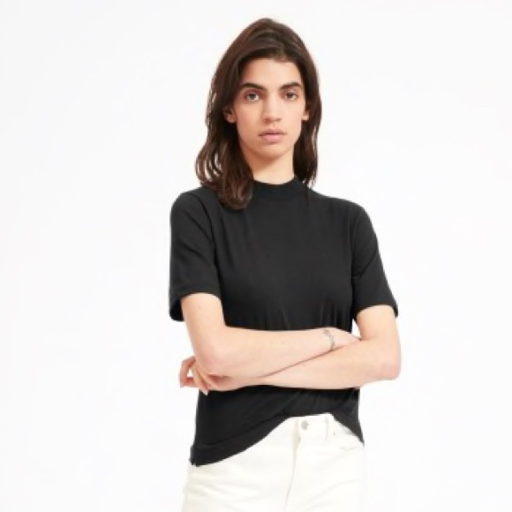Everlane Mock Neck Tee